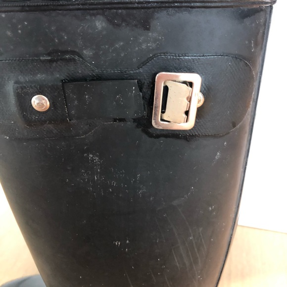 Tall Matte Black Hunter boots + sock inserts - Picture 8 of 8